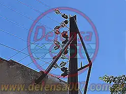 Instalación de cerco eléctrico sobre muro. Zona Don Torcuato.
