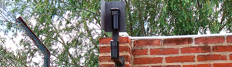 Colocación de barreras infrarrojas.