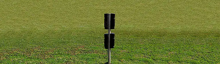 Barreras infrarrojas de múltiples haces.