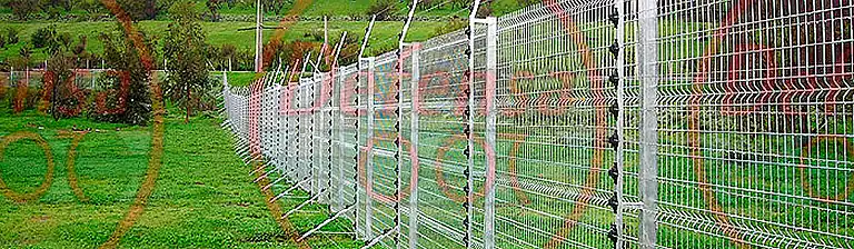 Cerco eléctrico autosostenido.