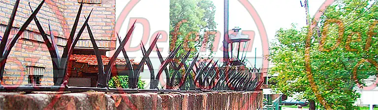 Instalación de pinches de seguridad.