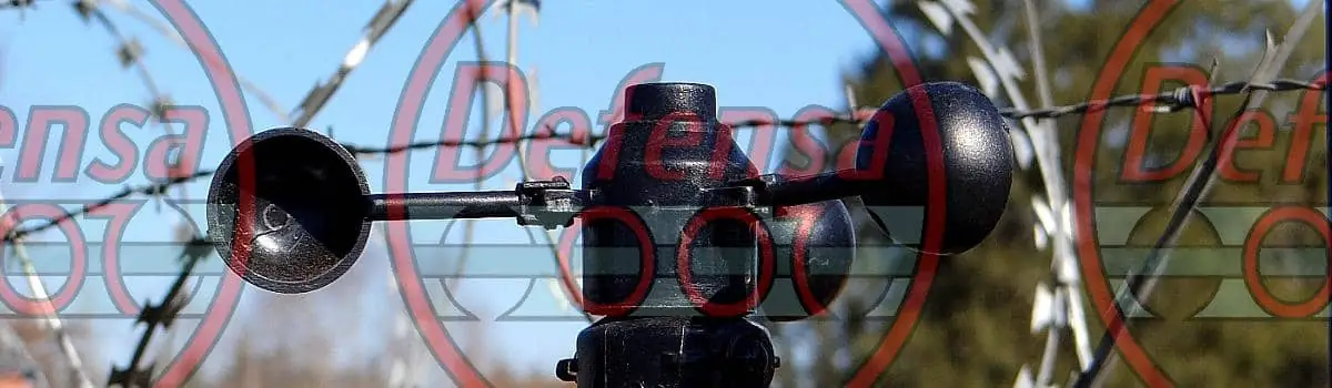 anemometro para sistema microfonico
